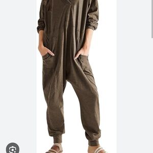 FREE PEOPLE Movement Blue Hot Shot Onsie